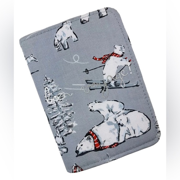 Vera Bradley Accessories Vera Bradley Passport Cover In Beary Merry